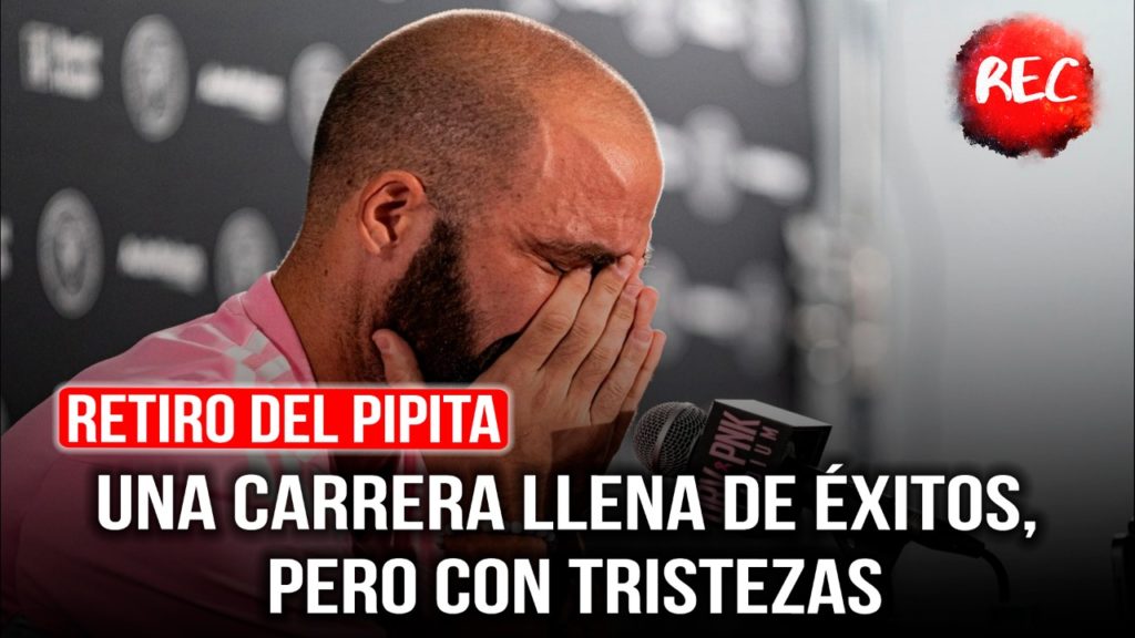 Gonzalo "Pipita" Higuaín se retira del fútbol profesional.